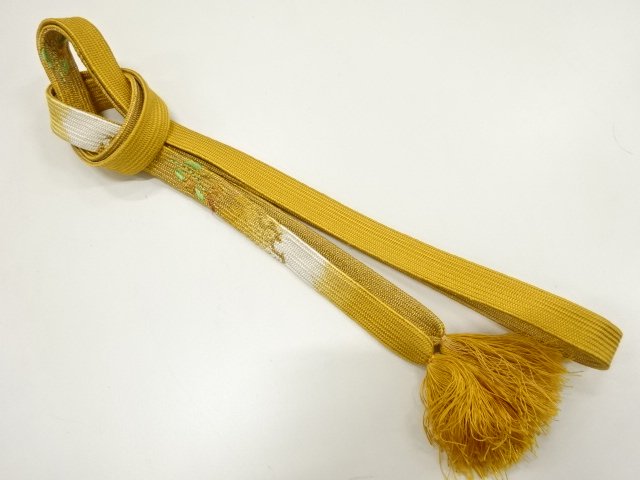 JAPANESE KIMONO / HAND-TIED OBIJIME CORD